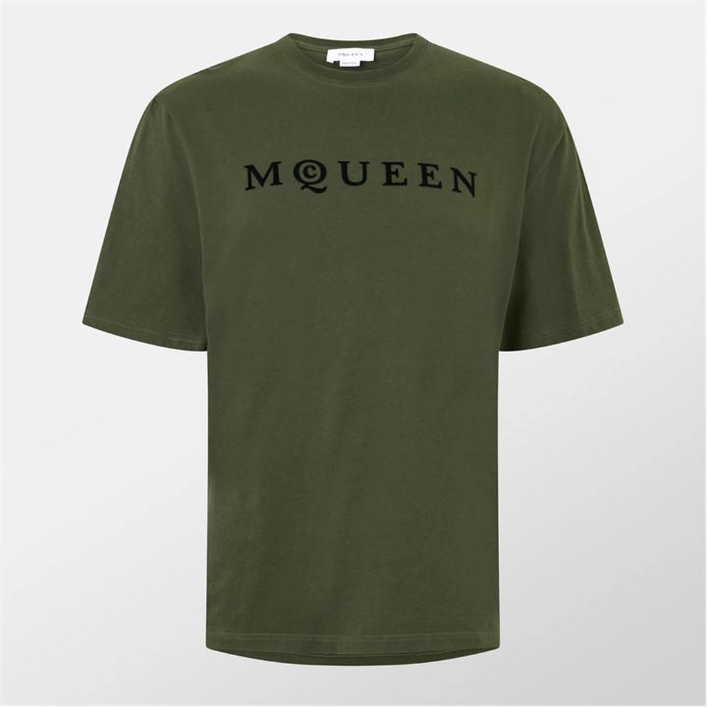 Alexander McQueen Classic Logo T-Shirt - Green